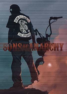 Sons of Anarchy Motorcycle Poster