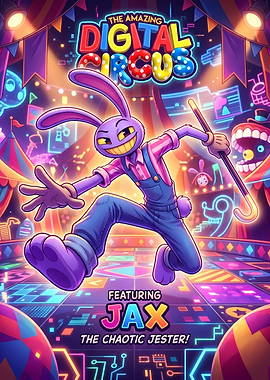 The Amazing Digital Circus Jax Poster