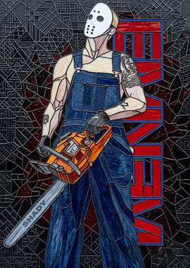 Stained Glass Eminem Art