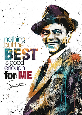 Frank Sinatra Quote Pop Art