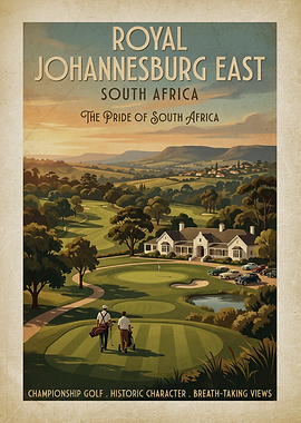 Royal Johannesburg East Golf Course Poster