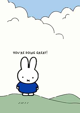 Miffy Bunny 'You're Doing Great!'