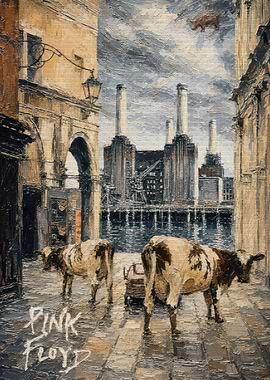 Pink Floyd Animals Album Cover Art