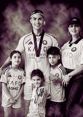 Cristiano Ronaldo Family Portrait