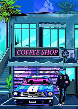 Coffee Shop Retro