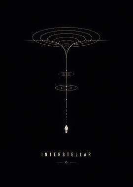 Interstellar Minimalist Poster