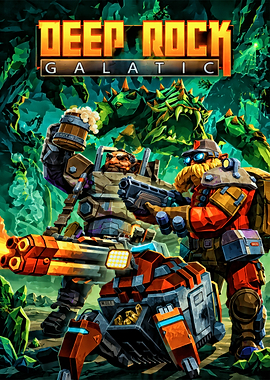 Deep Rock Galactic Game Cover