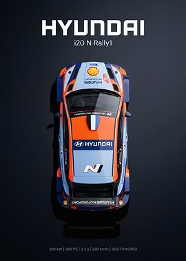 Hyundai i20 N Rally1 Car