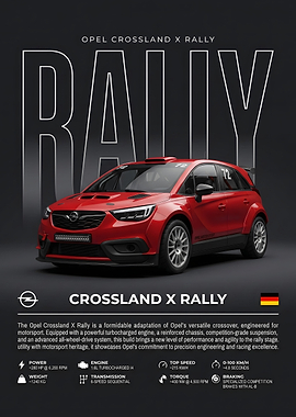 Opel Crossland X Rally Car