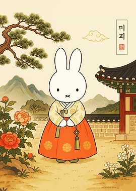 Miffy in Korean Hanbok