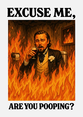 Leonardo DiCaprio in a Burning Bathroom