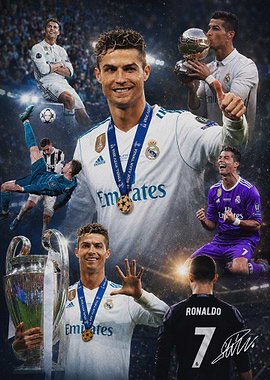 Cristiano Ronaldo Celebration Collage