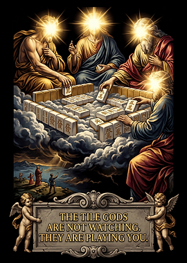 The Gods of Chance - Mahjong Mythology Poster