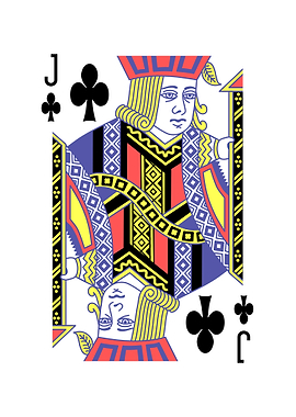 Jack of Clubs Playing Card