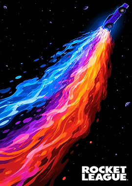 Rocket League Car in Space