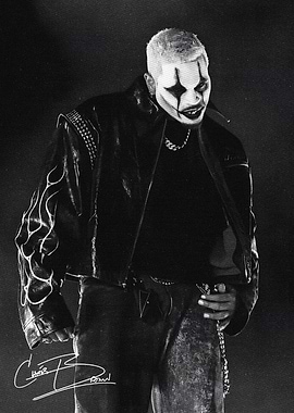 Chris Brown in Clown Makeup