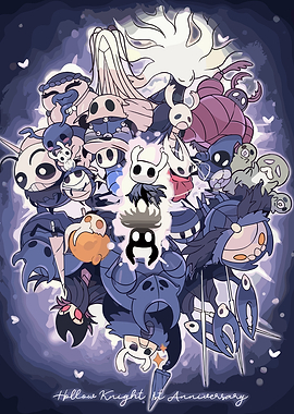 Hollow Knight Anniversary Art