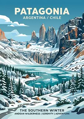Patagonia Southern Winter Landscape
