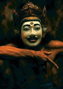 Balinese Dancer Mask