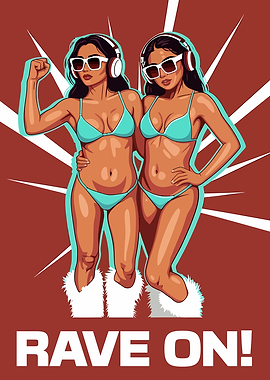 Rave On Two Women Bikini