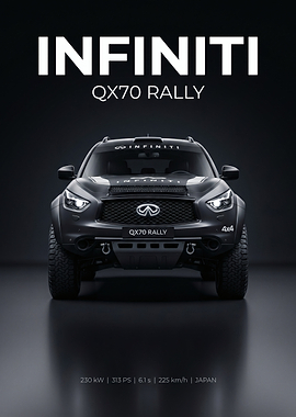 Infiniti QX70 Rally Car