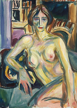 Nude Woman in Chair