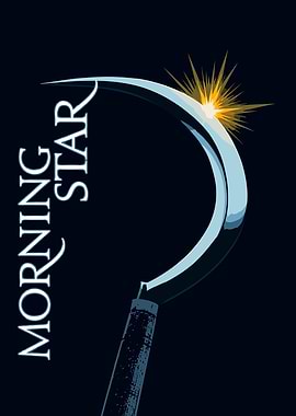 Red Rising Morning Star Sickle with Starburst