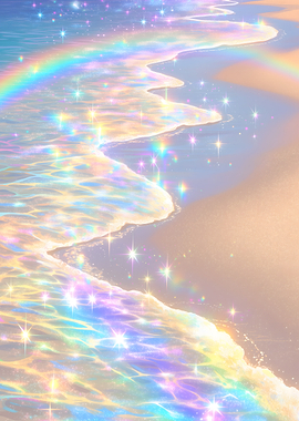 Magical Rainbow Beach Shoreline