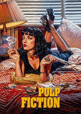 Pulp Fiction Movie Poster Painting
