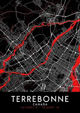 Terrebonne Dark Map