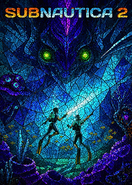 Subnautica 2 Stained Glass Poster