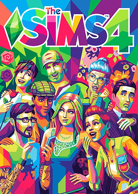 The Sims 4 Pop Art Poster