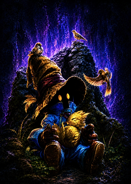 Vivi Ornitier with Chocobo Chick