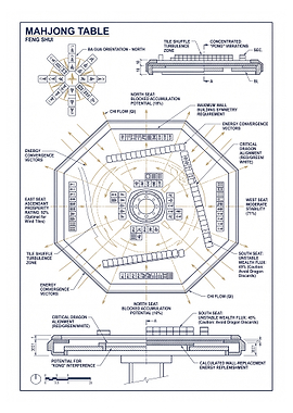 Mahjong Table Feng Shui Diagram