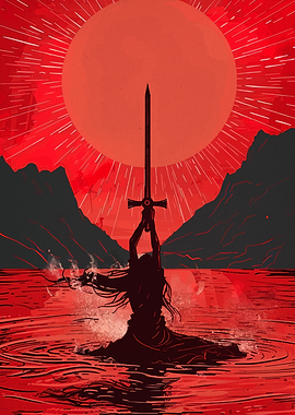 Lady of the Lake with Sword