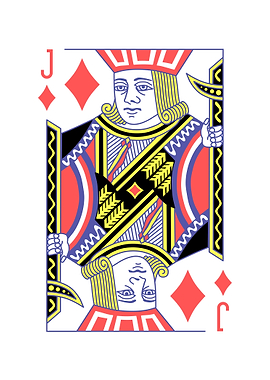 Jack of Diamonds Playing Card