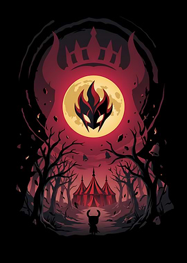 Horror Circus Forest Scene