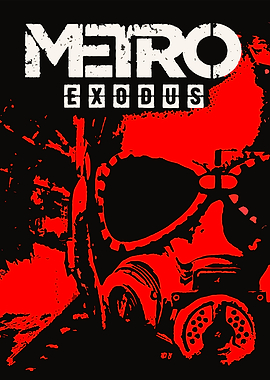 Metro Exodus Gas Mask Poster