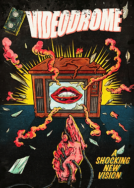Videodrome Movie Poster