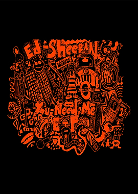 Ed Sheeran Doodle Art