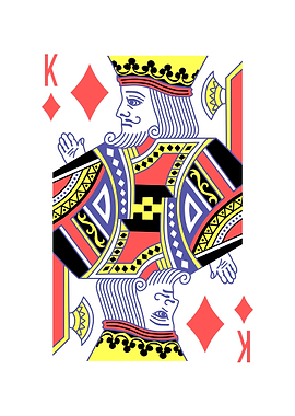 King of Diamonds Playing Card