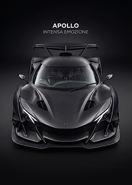 A sleek Apollo Intensa Emozione Car facing poster