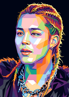 Jimin Pop Art Portrait