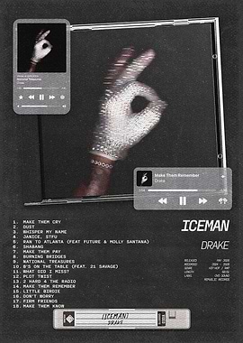 Drake Iceman Album Cover Art