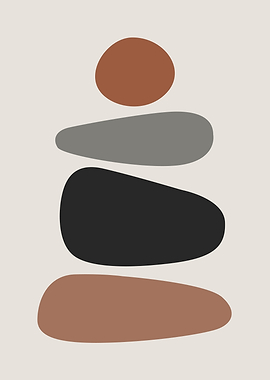 Abstract Stacked Shapes