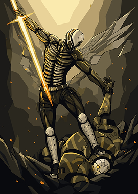 Warframe Cybernetic Warrior Victorious