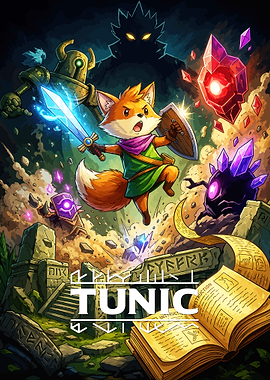Tunic Fox Warrior with Sword and Shield