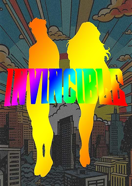 Invincibles Comic Style Poster