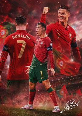 Cristiano Ronaldo in Portugal Jersey