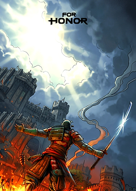 For Honor Samurai Warrior in Battle